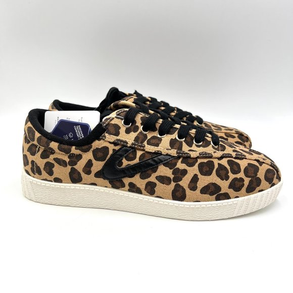 Tretorn Womens Size 8.5 Leopard‎ Cheetah Animal Print Casual Sneakers Shoes - Picture 1 of 13